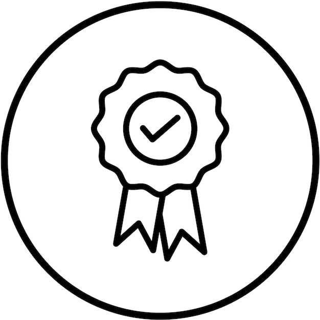 Estilo del icono de la insignia de diseño vectorial