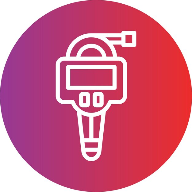 Estilo del icono de la inspección de tuberías