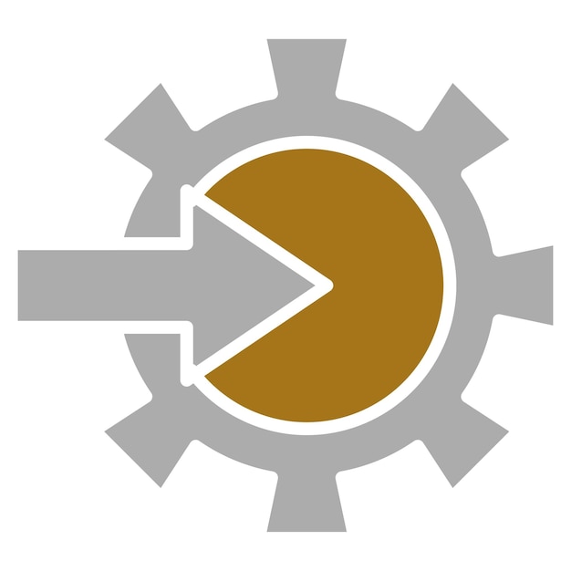 Estilo del icono de integración de diseño vectorial