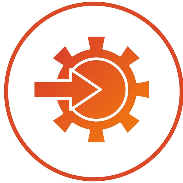 Estilo del icono de integración de diseño vectorial
