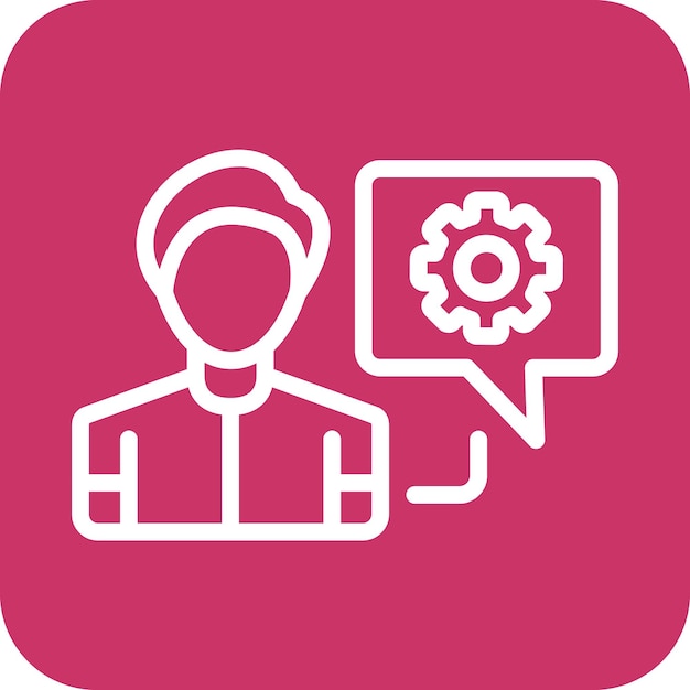 Estilo del icono de integridad del diseño vectorial