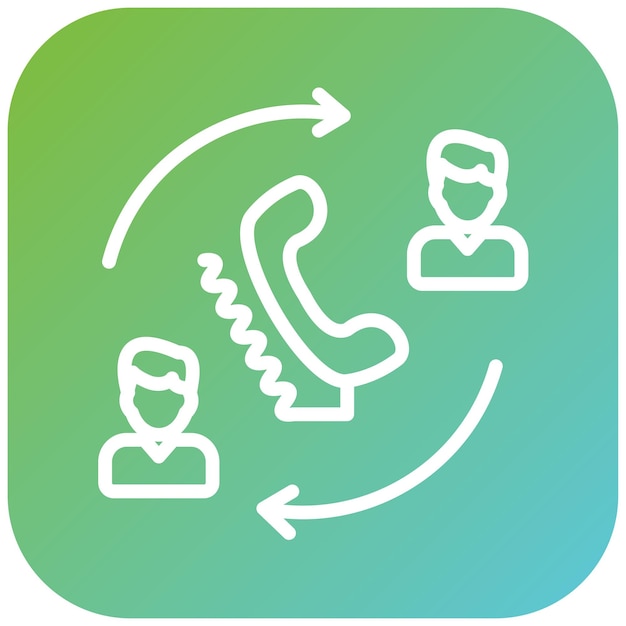 Estilo de icono de interacción de diseño vectorial
