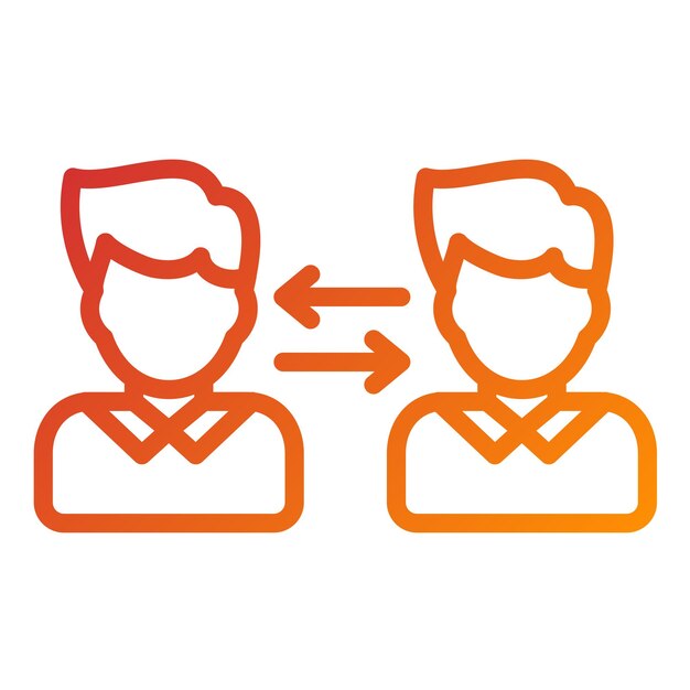 Estilo de icono interactivo de diseño vectorial