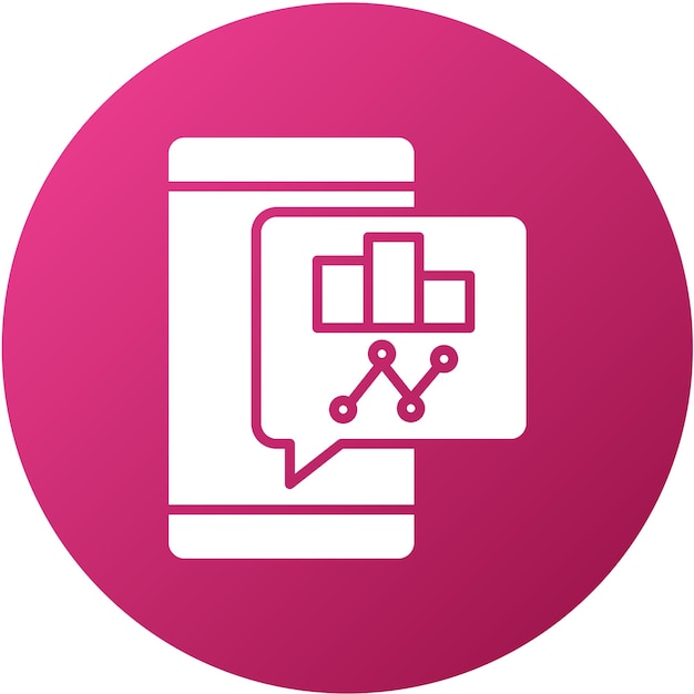 Estilo de icono de las interfaces de datos de diseño vectorial