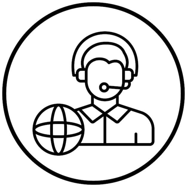 Estilo del icono del intérprete