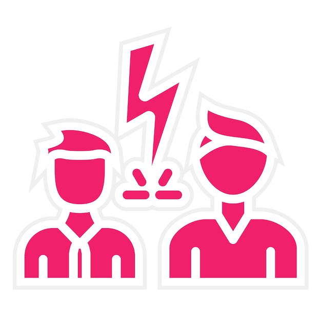 Estilo de icono de intervención de diseño vectorial