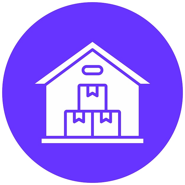 Estilo del icono del inventario de diseño vectorial