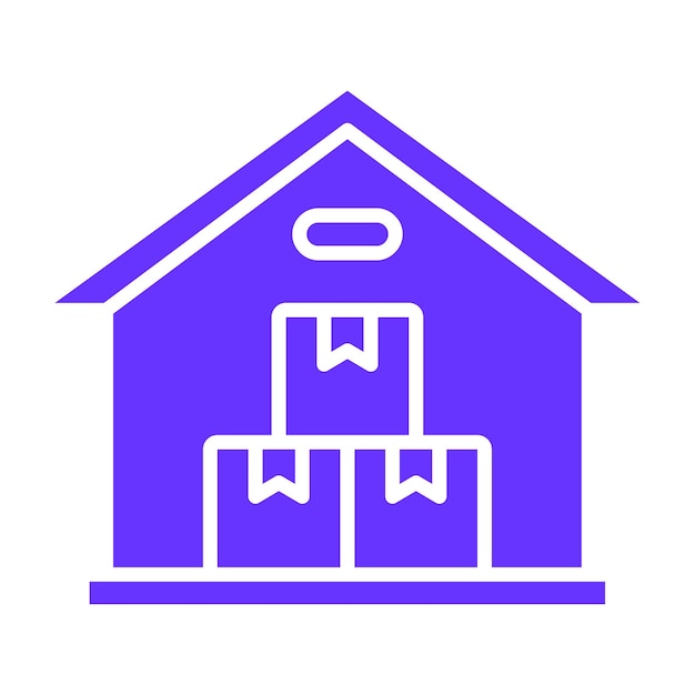 Estilo del icono del inventario de diseño vectorial