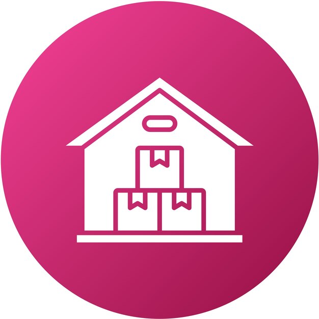 Estilo del icono del inventario de diseño vectorial