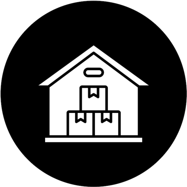 Estilo del icono del inventario de diseño vectorial