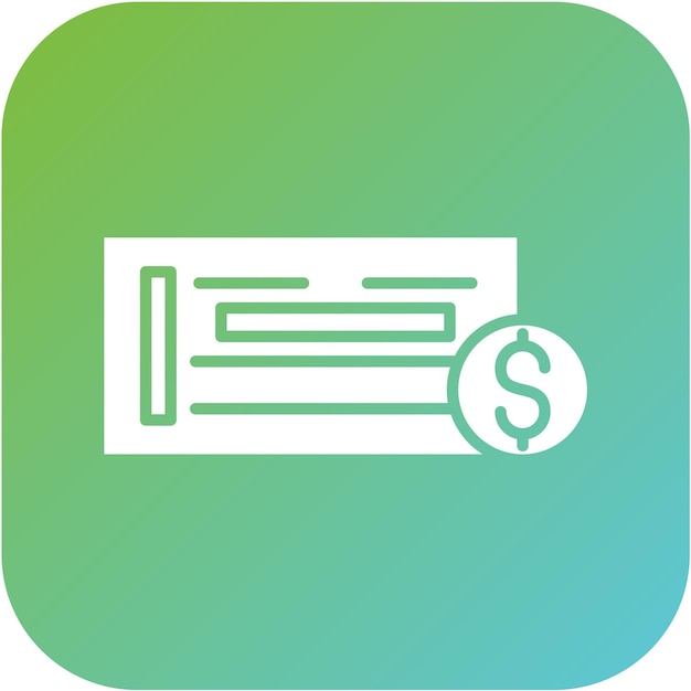 Estilo del icono de inversión de bonos de diseño vectorial