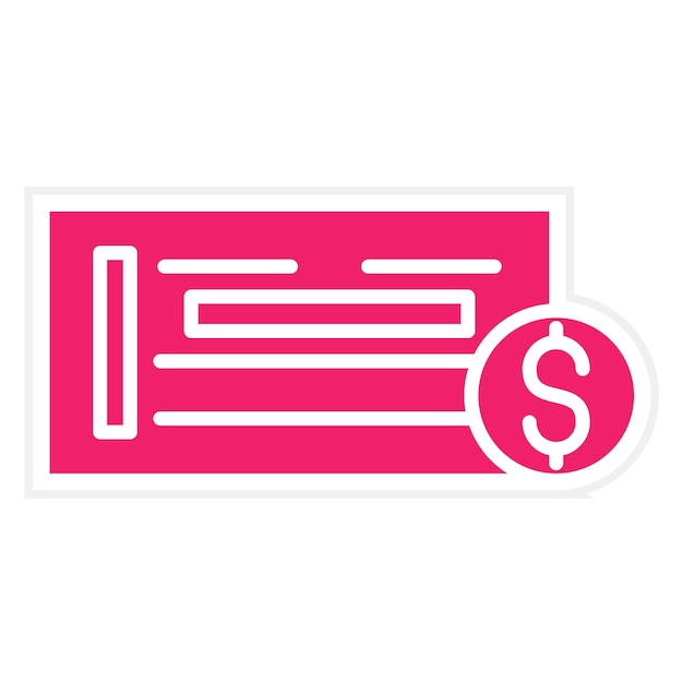 Estilo del icono de inversión de bonos de diseño vectorial