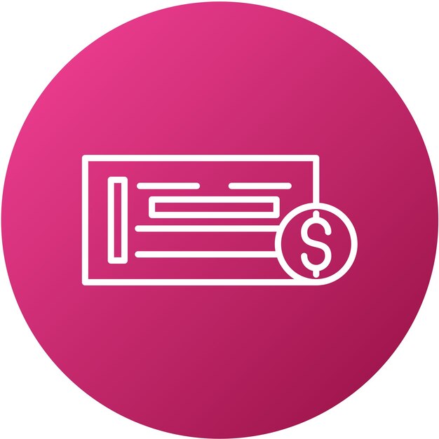 Estilo del icono de inversión de bonos de diseño vectorial