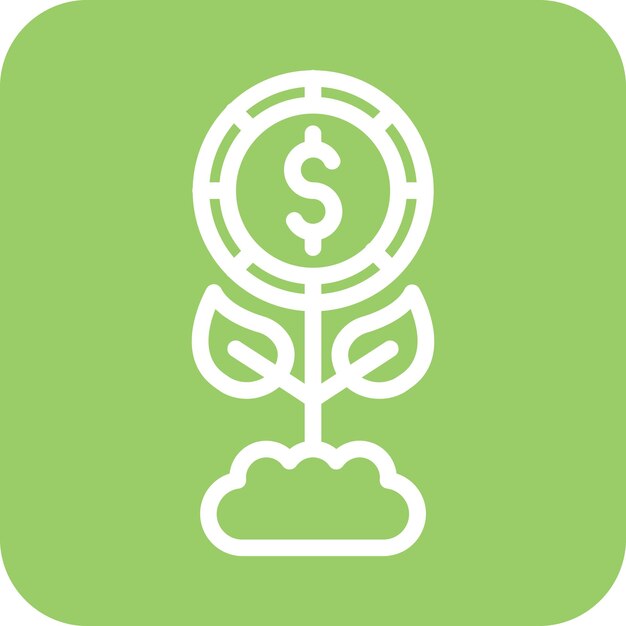 Estilo del icono de inversión del diseño vectorial