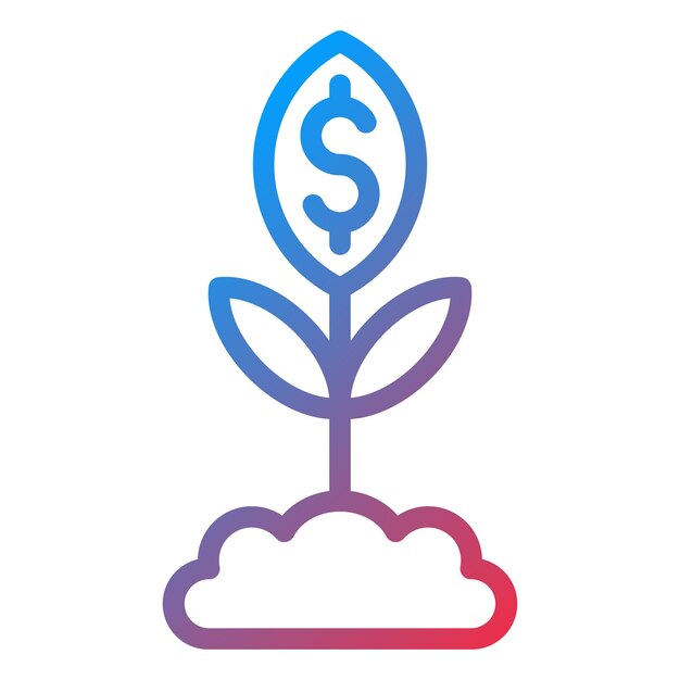 Estilo del icono de inversión del diseño vectorial