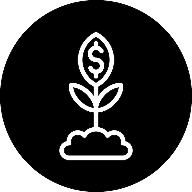 Estilo del icono de inversión del diseño vectorial