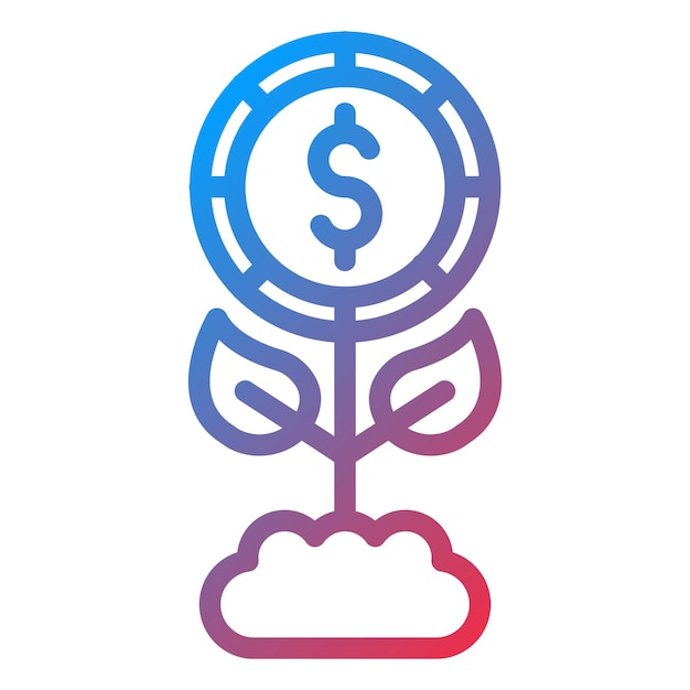 Estilo del icono de inversión del diseño vectorial