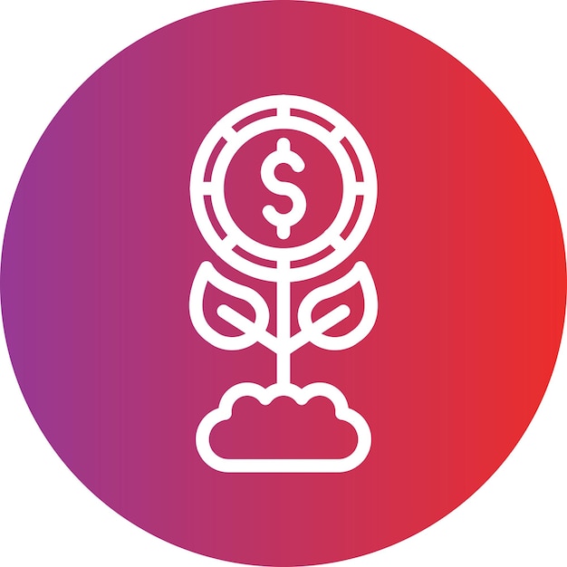 Estilo del icono de inversión del diseño vectorial