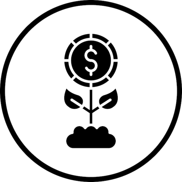 Estilo del icono de inversión del diseño vectorial