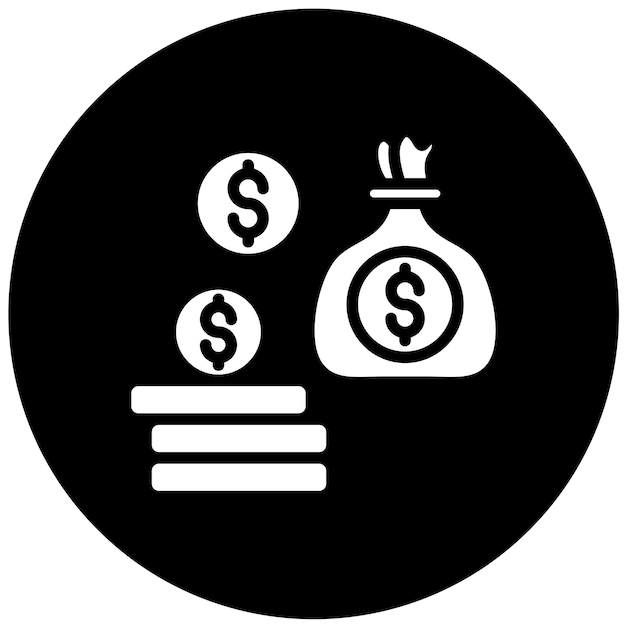 Estilo del icono de inversión del diseño vectorial
