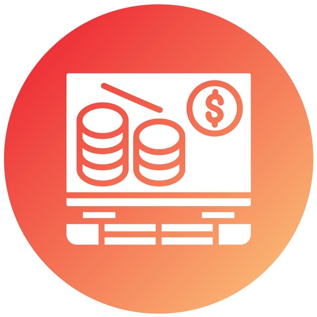 Estilo del icono de inversión del diseño vectorial