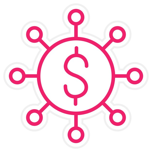 Estilo del icono de inversión del diseño vectorial