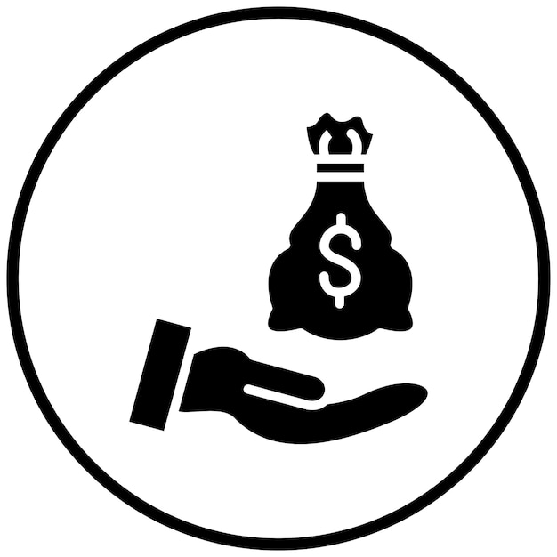 Estilo del icono de inversión del diseño vectorial