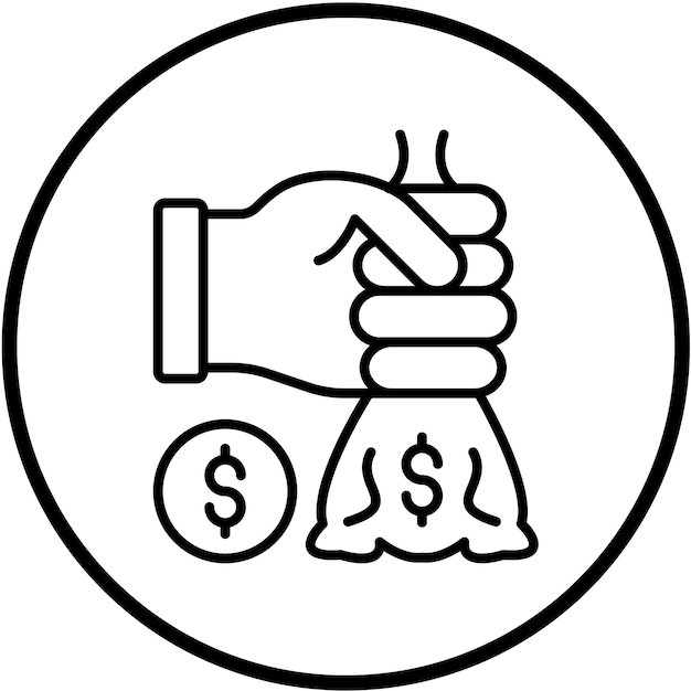Estilo del icono de inversión del diseño vectorial