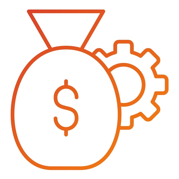 Estilo del icono de inversión del diseño vectorial