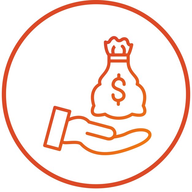 Estilo del icono de inversión del diseño vectorial