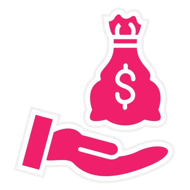 Estilo del icono de inversión del diseño vectorial