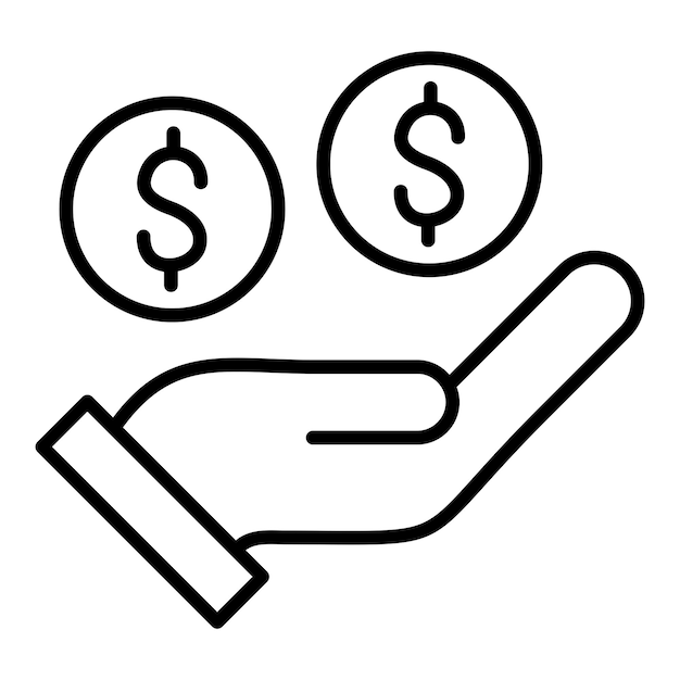 Estilo del icono de inversión del diseño vectorial