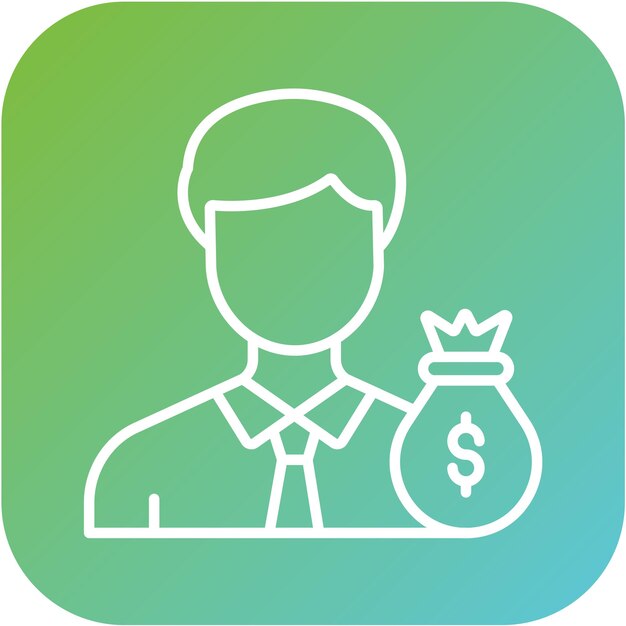 Estilo del icono del inversor de diseño vectorial