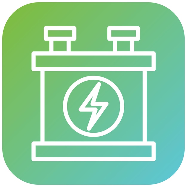 Estilo del icono del inversor de diseño vectorial