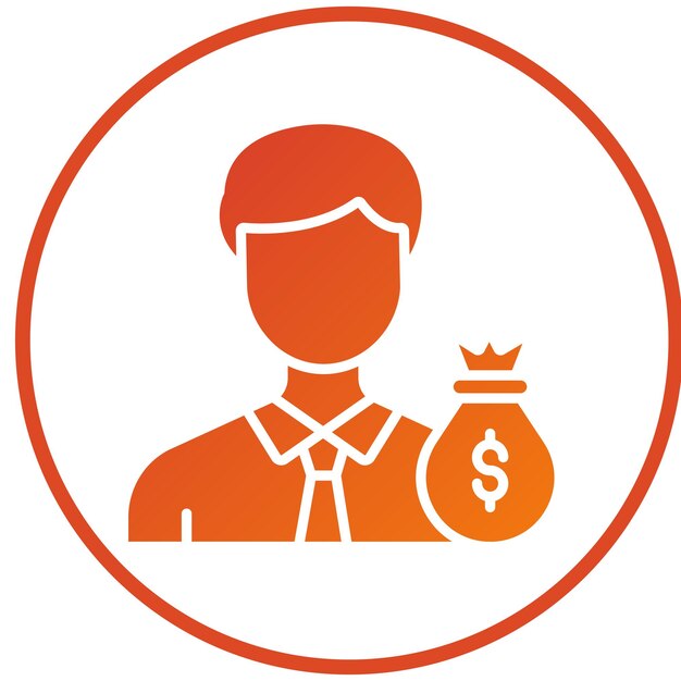 Estilo del icono del inversor de diseño vectorial