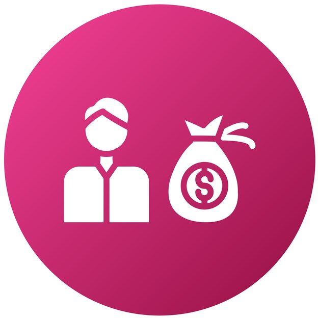 Estilo del icono del inversor de diseño vectorial