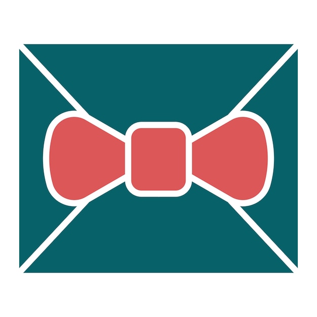 Estilo del icono de invitación de diseño vectorial