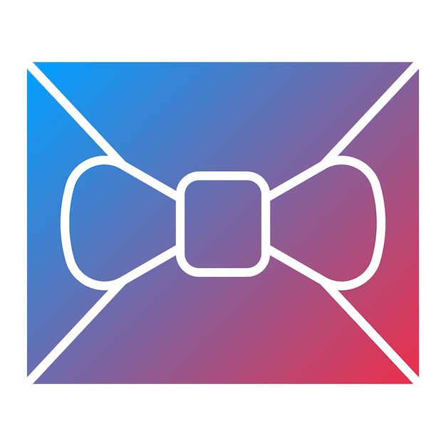 Estilo del icono de invitación de diseño vectorial