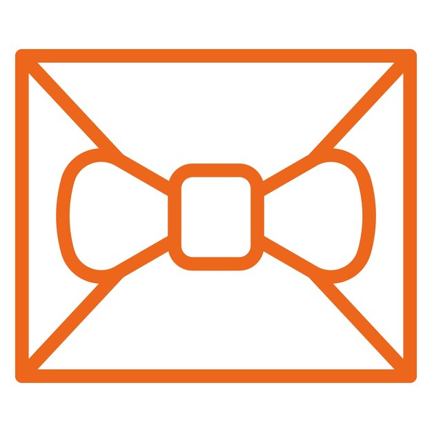 Estilo del icono de invitación de diseño vectorial