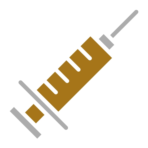 Estilo del icono de inyección de diseño vectorial