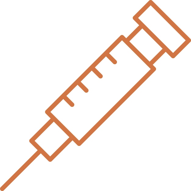 Estilo del icono de inyección de diseño vectorial