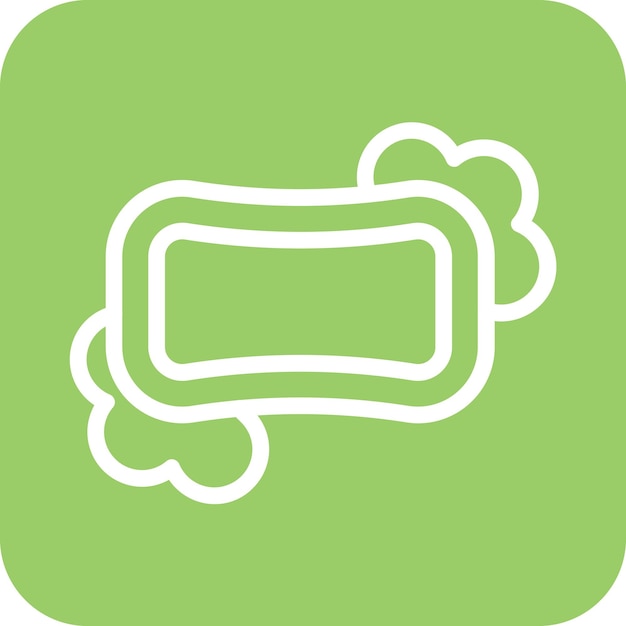 Estilo del icono del jabón de diseño vectorial
