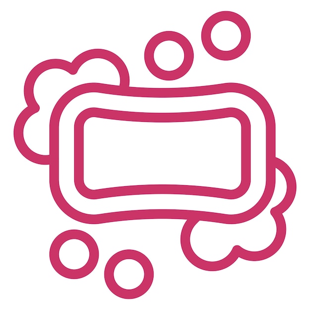Estilo del icono del jabón de diseño vectorial