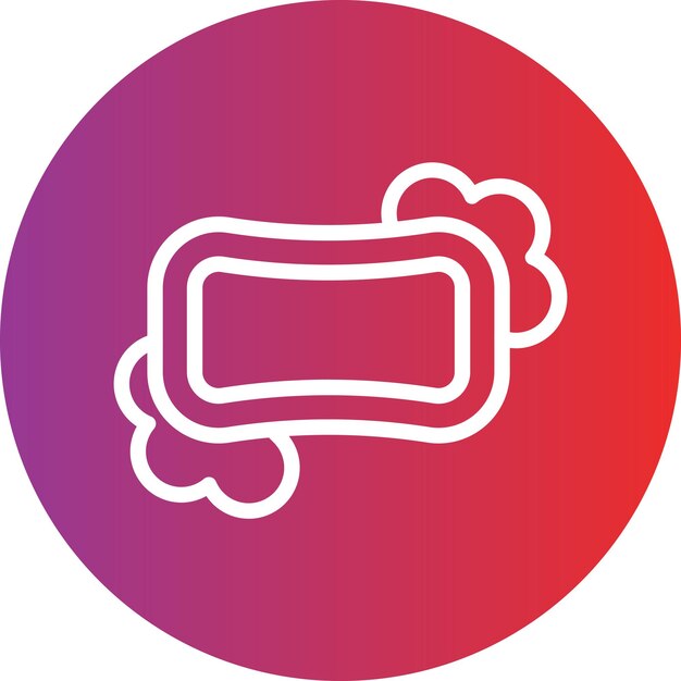 Estilo del icono del jabón de diseño vectorial
