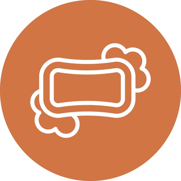 Estilo del icono del jabón de diseño vectorial