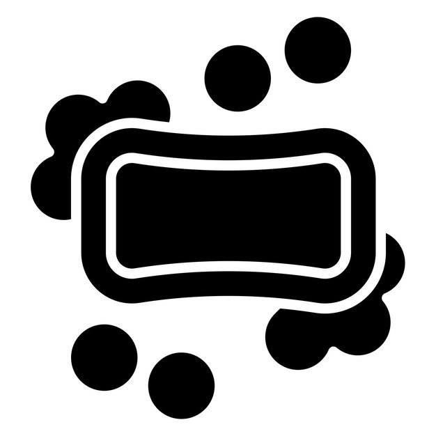 Estilo del icono del jabón de diseño vectorial