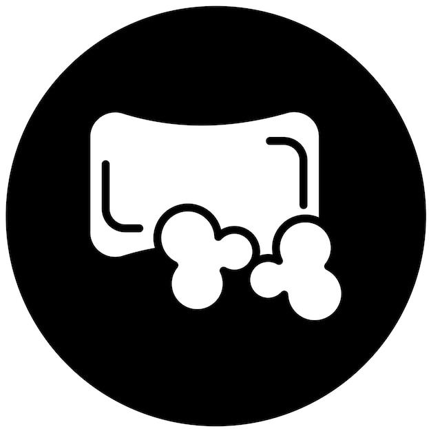 Estilo del icono del jabón de diseño vectorial