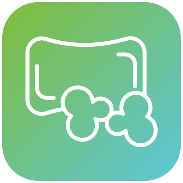 Estilo del icono del jabón de diseño vectorial
