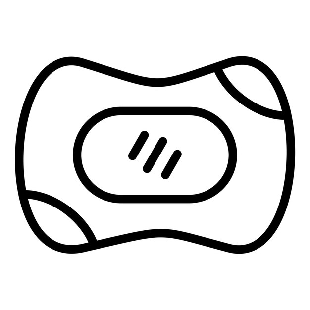 Estilo del icono del jabón de diseño vectorial