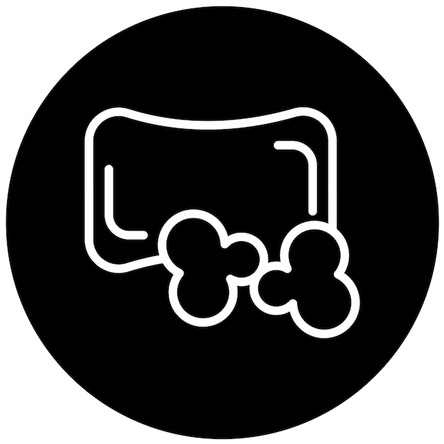Estilo del icono del jabón de diseño vectorial